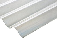 Plaques translucides / Glaroplate - Panneaux ondulés transparents Polywell Ondulation Eternit 177/51 Polyester 750 gr. L 920 / H 1250 mm