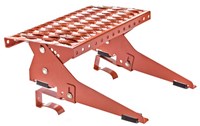 Dachzubehör / Dachdeckerwerkzeuge Laufrost Set komplett für Falzziegel 25 x 48 cm rot