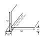 Profilés de linteau n° 1 9/10 alu thermolaqué