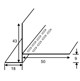 Profilés de linteau n° 1 9/18 alu éloxé