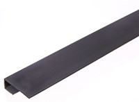 Fassadenprofile / Gummifugenbänder U-Profile PVC schwarz Nr. 3563