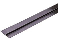 Fassadenprofile / Gummifugenbänder Fugenprofile horizontal, Alu 0.5 mm schwarz