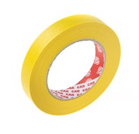 Krepp-Abdeckband Glarotape 120, Premium Abdeckband imprägniert "Carband", Breite 19 mm, Rollen à 50 m