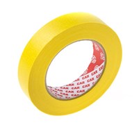 Krepp-Abdeckband Glarotape 120, Premium Abdeckband imprägniert "Carband", Breite 25 mm, Rollen à 50 m