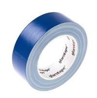 Bande à masquer pour l'extérieur - Glarotape Blau, bande tissue à masquer pour façades, résiste aux UV jusqu'à 4 semaines, largeur 38 mm, rouleau à 25 m