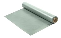 Glarocover / Matériel de couverture - Glarocover film pour sol gris 0.10 mm, sablé, antiglissé, 2 m x 50 m