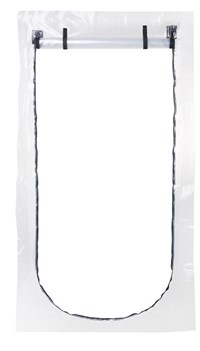 Accéssoires pour matériel de couverture - Glarocover Folientür, rundum Staubdicht mit Reissverschluss, Abmessung 2,1 m x 1.1 m