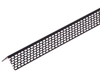 Lüftungssysteme Lüftungsprofile 30/30 mm PVC schwarz