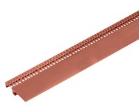 Lüftungssysteme Lüftungsprofile für Fassadenabschluss PVC Nr. 62 rot