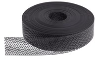 PVC, Rechtecklochung Vogelschutzgitter 180 mm PVC schwarz Rechtecklochung