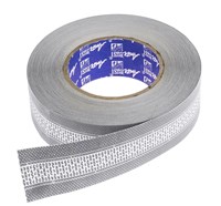 Accessoires pour panneaux transparents - ruban de finition poreux 43 mm pour panneaux alvéolaires