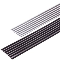 Folienband, Aluminium Alu-Folienband einseitig schwarz