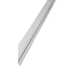 Fassadenprofile / Gummifugenbänder L-Profile 35/6 mm Chromstahl blank