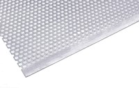 Tôles perforées, perforation à trous ronds 2m x 1m - Tôles perforés alu 1 mm, 200/100 cm