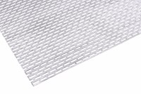 Lochbleche Lochbleche Alu 1 mm, Rechtecklochung 2500 x 1250 mm