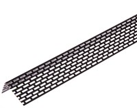 Lüftungsprofile, Aluminium Lüftungsprofile 30/50 mm Alu schwarz matt