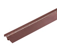 N° 62, PVC - Profils d'aération pour haut de façade PVC n° 62 brun