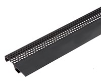 Lüftungssysteme Lüftungsprofile für Fassadenabschluss PVC Nr. 64 schwarz