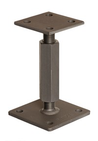 Holzverbinder Pfostenträger 10980, höhenverstellbar 122 - 182 mm, Zinip beschichtet