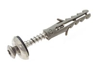 Fixations - Vis pour ferblantier INOX 4.5/35 mm avec cheville