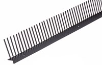 Traufenlüftungskamm Trauflüftungskämme PVC, schwarz, Länge 1000 mm