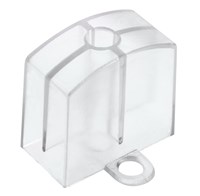 Accessoires pour panneaux transparents - Étrier de support incolore ondulation grande Profil 177 / 51