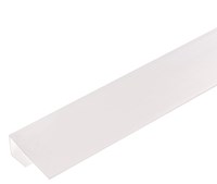 Fassadenprofile / Gummifugenbänder U-Profile PVC weiss Nr. 3563